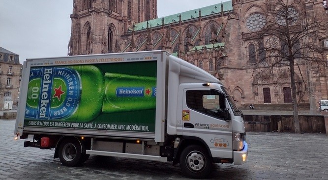 France Boissons s'équipe de 10 camions électriques