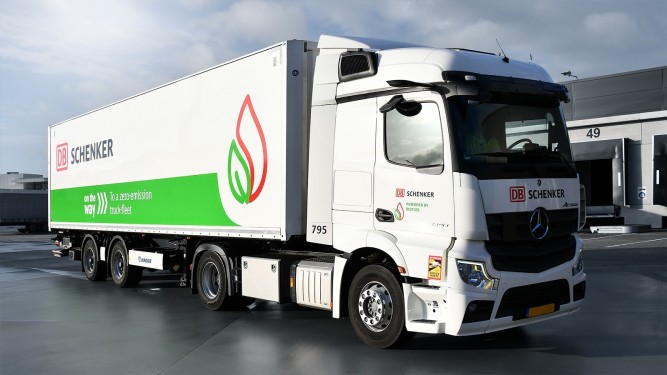 10 agences DB Schenker France ont remplacé le diesel par du biocarburant