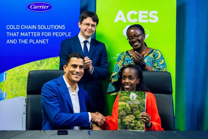 Chaîne du froid : Carrier Transicold apporte son expertise et du matériel à l'ACES au Rwanda