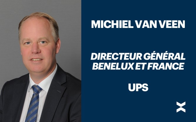 Michiel van Veen promu directeur général d'UPS pour la France et le Benelux